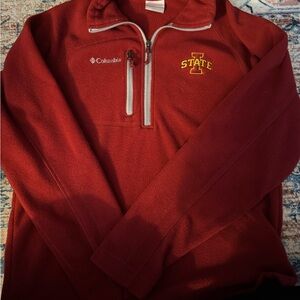 Columbia Iowa State Quarter Zip-Up Sweater *unisex*